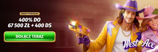 West Ace Casino bonus 400% do 67500 zł